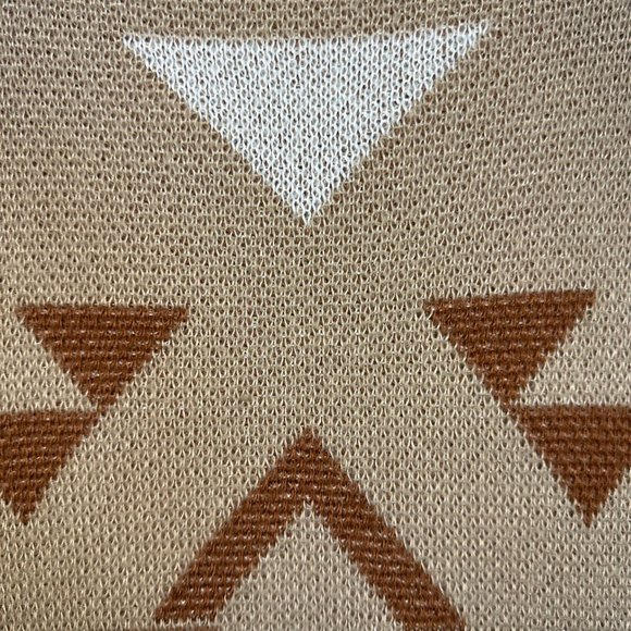 Geo Aztec Pattern Drop Shoulder Sweater 2XL - Picture 10 of 10